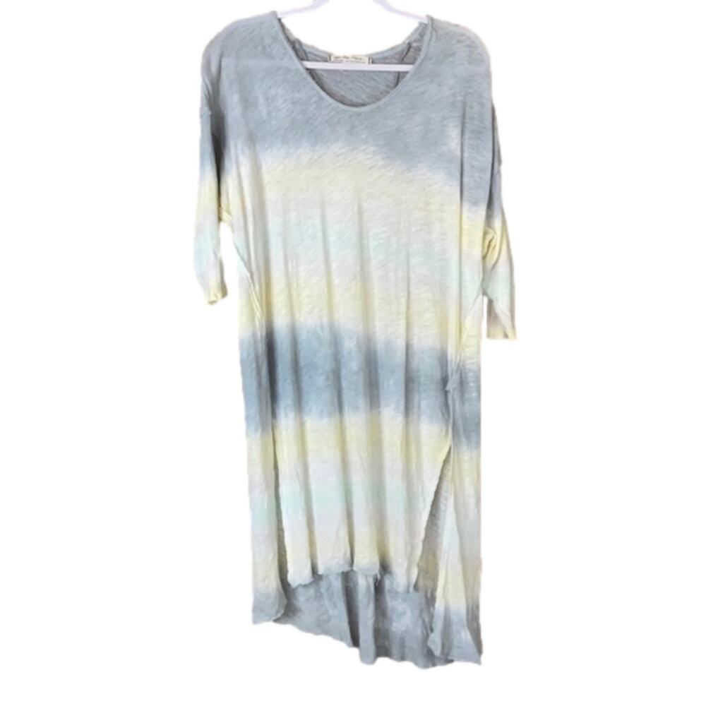 We The Free People Pomona Tee Short Sleeve Side Slit Tunic Top Mint Size XS
